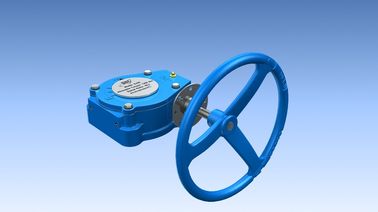 Professional Butterfly Ball Valve Gearbox NBR Sealing Materials For Marine Use