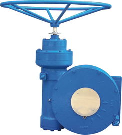 Partial - Turn Butterfly Valve Gearbox  NBR Sealing Materials For Power Plants