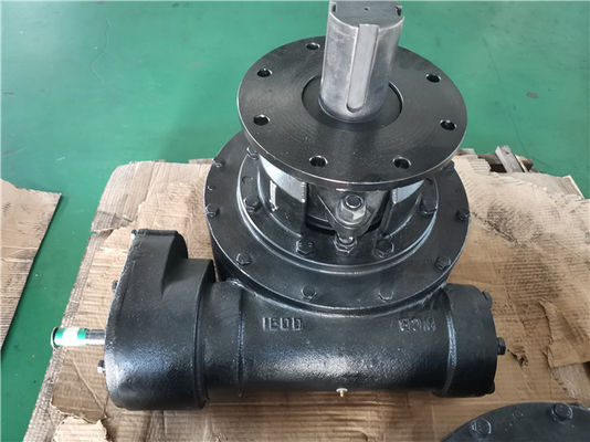 Cast Steel Casing Quarter Turn Gearbox IP65 With NBR Sealing