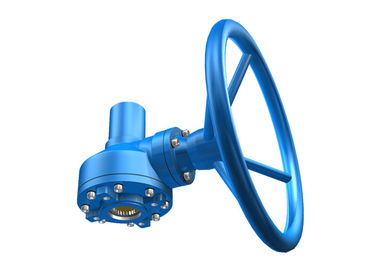 Professional Gate Valve Gearbox Partial Turn Gear Operators  Stainless Steel Input Shaft